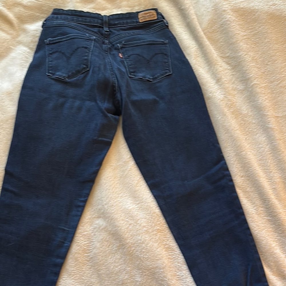 Levi's Blue Straight Leg Jeans Classic Fit